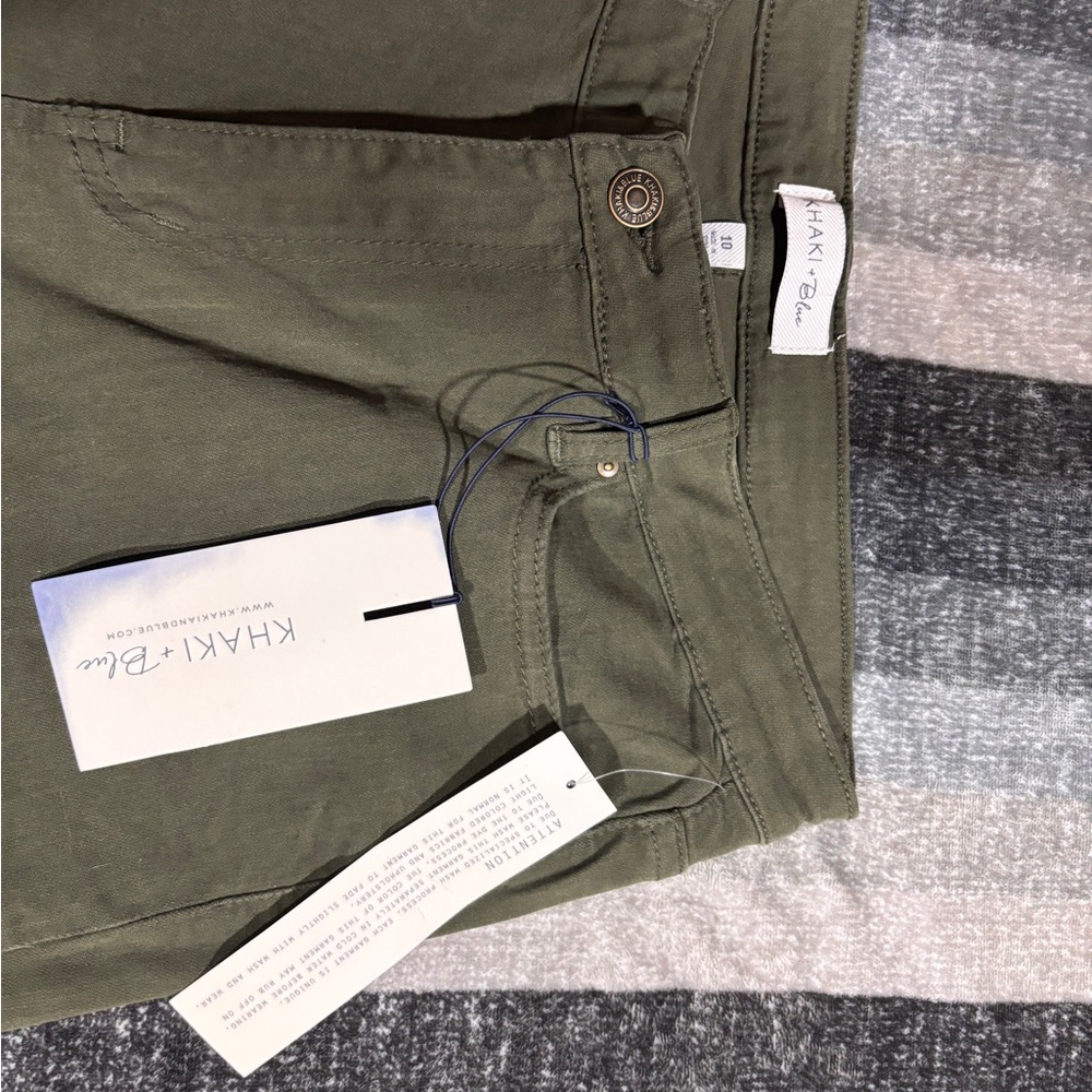 Khaki Blue Olive Green Pants
